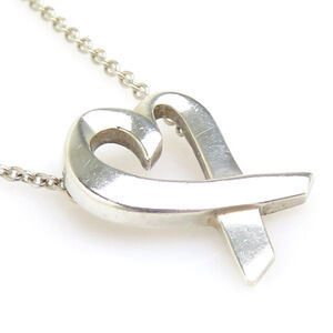 TIFFANY & CO. Silver Heart Necklace